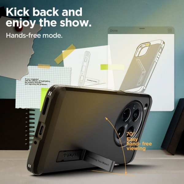 ETUI SPIGEN  TOUGH ARMOR ONEPLUS 12 BLACK