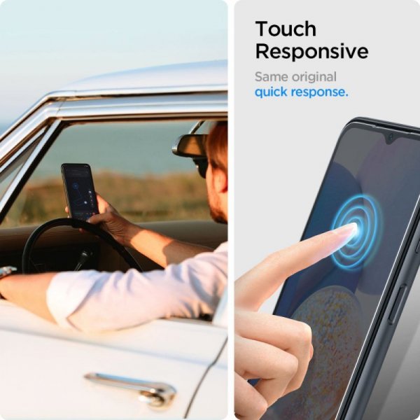 SZKŁO HARTOWANE SPIGEN GLAS.TR SLIM 2-PACK GALAXY A15 4G / 5G / A25 5G / M15 5G CLEAR