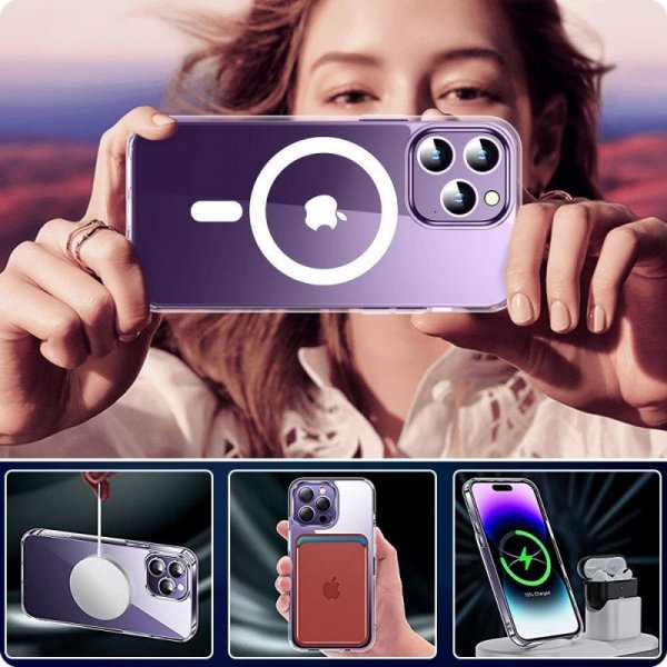 TECH-PROTECT FLEXAIR HYBRID MAGSAFE SAMSUNG GALAXY A55 5G CLEAR
