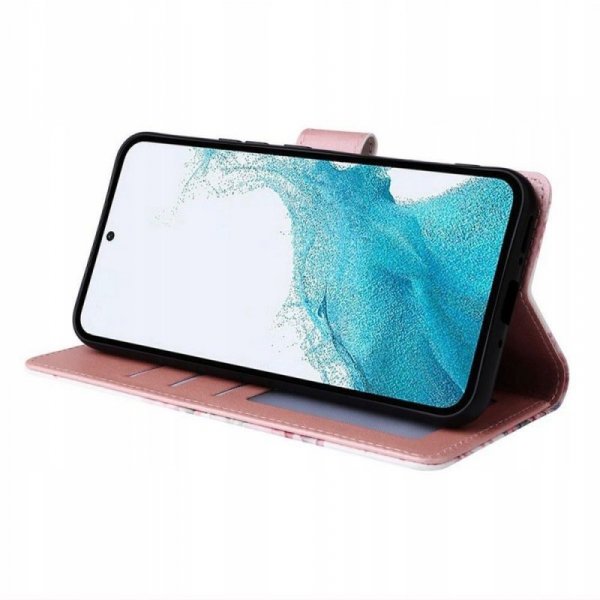ETUI OTWIERANE KSIĄŻKOWE ETUI FUTERAŁ TECH-PROTECT   WALLET SAMSUNG GALAXY A55 5G BLOSSOM FLOWER