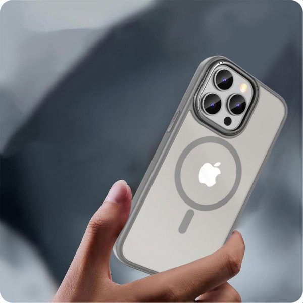ETUI ETUI PLECKI CASE NAKŁADKA TECH-PROTECT   MAGMAT ”2” MAGSAFE IPHONE 15 PRO MATTE TITANIUM