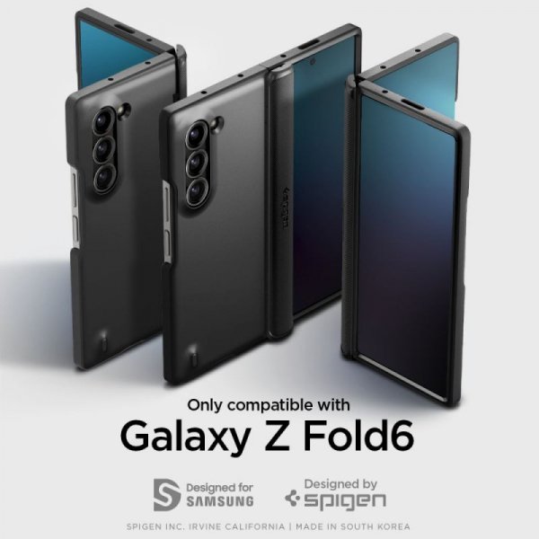 ETUI SPIGEN  SLIM ARMOR PRO GALAXY Z FOLD 6 BLACK