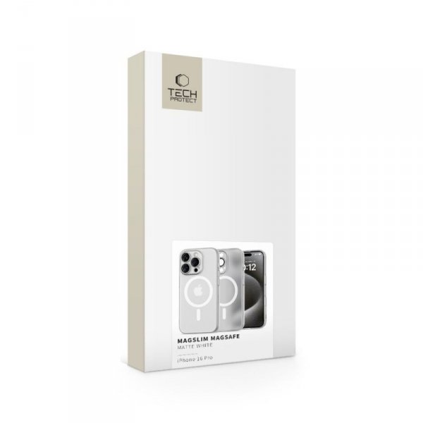 TECH-PROTECT MAGSLIM MAGSAFE IPHONE 16 PRO MATTE/WHITE