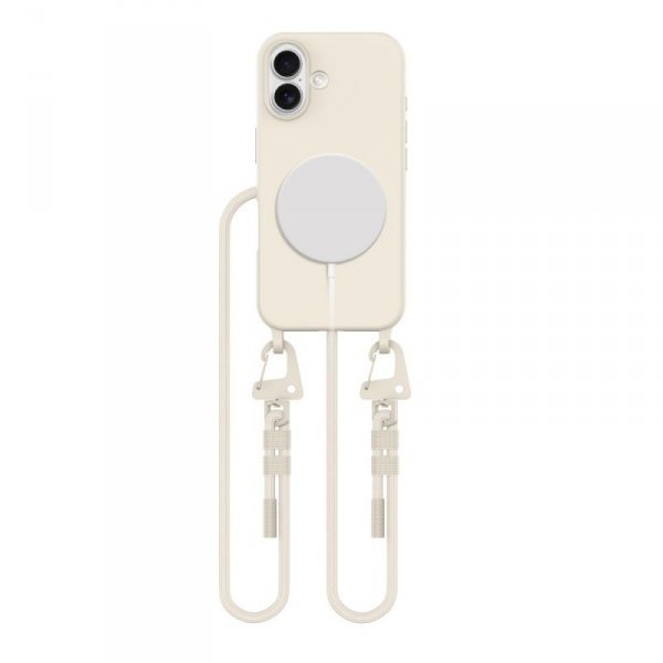 TECH-PROTECT MAGNECKLACE MAGSAFE IPHONE 16 COSMIC LATTE