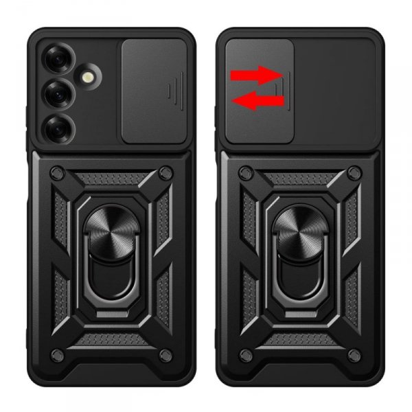 ETUI PANCERNE ETUI PLECKI NAKŁADKA CASE TECH-PROTECT   CAMSHIELD PRO SAMSUNG GALAXY M35 5G BLACK