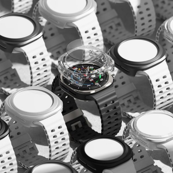 RINGKE SLIM & TEMPERED GLASS GALAXY WATCH ULTRA (47 MM) CLEAR