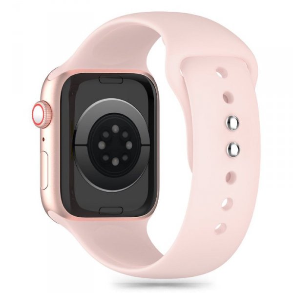 TECH-PROTECT SILICONE APPLE WATCH 6 / 7 / 8 / 9 / 10 / SE (40 / 41 / 42 MM) LIGHT PINK