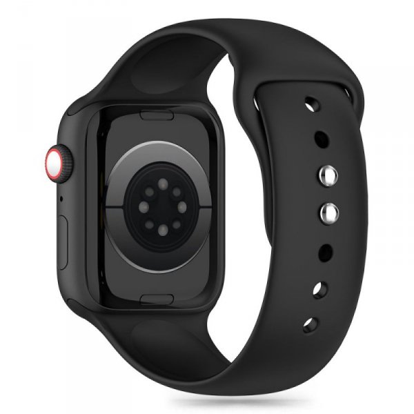 TECH-PROTECT SILICONE APPLE WATCH 6 / 7 / 8 / 9 / 10 / SE (40 / 41 / 42 MM) BLACK