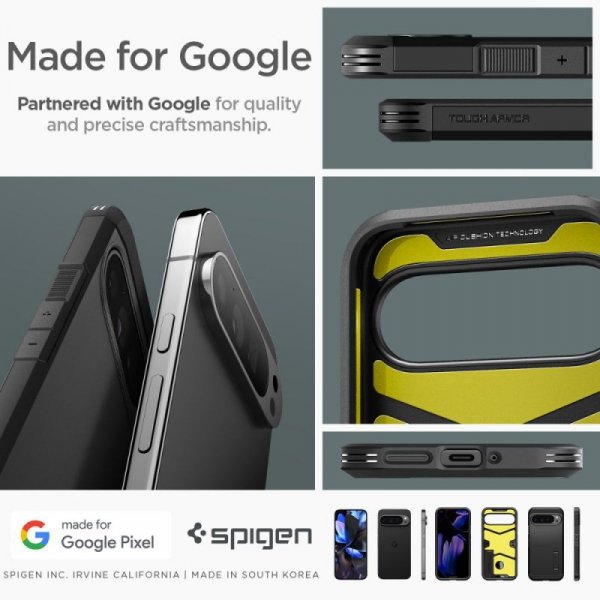ETUI SPIGEN  TOUGH ARMOR GOOGLE PIXEL 9 PRO XL BLACK