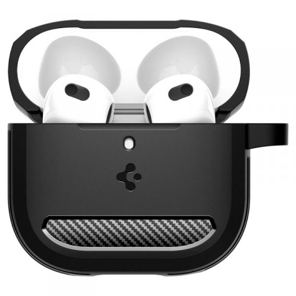 ETUI SPIGEN  RUGGED ARMOR APPLE AIRPODS 4 MATTE BLACK