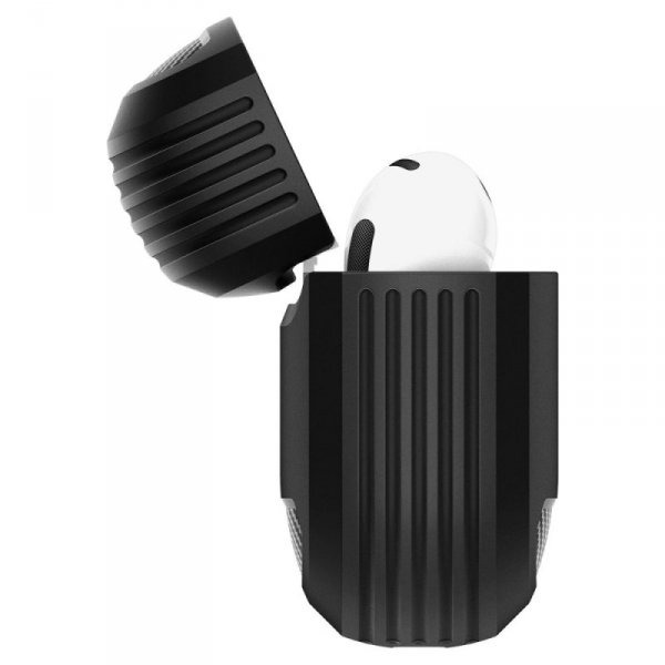 ETUI SPIGEN  RUGGED ARMOR APPLE AIRPODS 4 MATTE BLACK