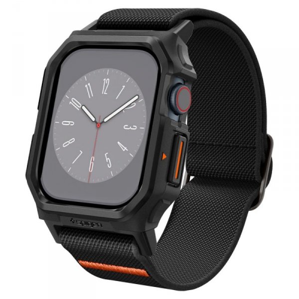 Etui z paskiem Spigen Lite Fit Pro do Apple Watch 10 / 11 (42 mm) – Czarny Matowy (Matte Black)