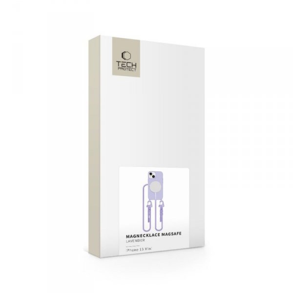 ETUI TECH-PROTECT  MAGNECKLACE MAGSAFE IPHONE 13 MINI LAVENDER