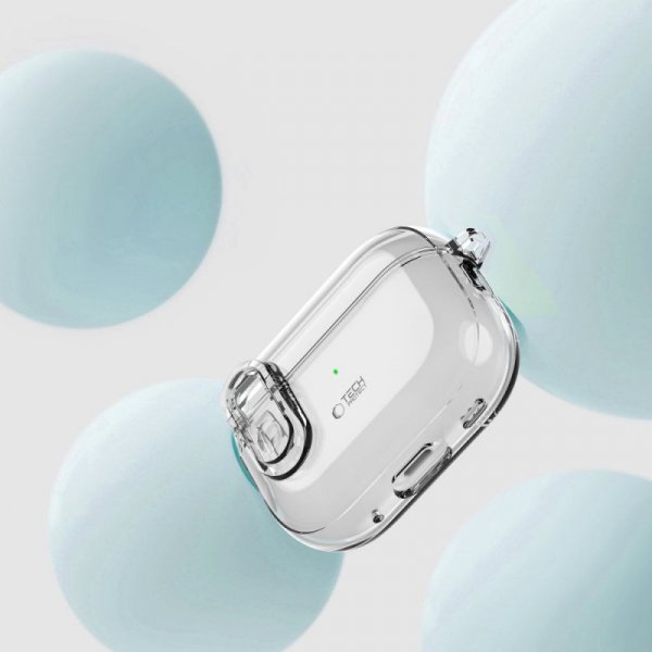 TECH-PROTECT SLIM HOOK APPLE AIRPODS PRO 1 / 2 CLEAR