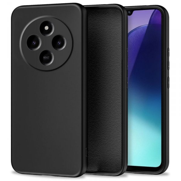 ETUI PLECKI CASE TECH-PROTECT  ICON XIAOMI REDMI 14C / POCO C75 BLACK