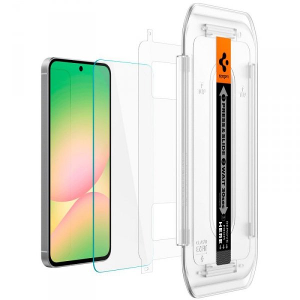 SZKŁO HARTOWANE SPIGEN GLAS.TR ”EZ FIT” 2-PACK GALAXY A56 5G / S24 FE CLEAR