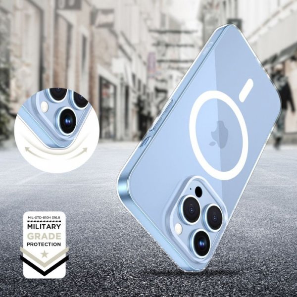 ETUI CASE PLECKI TECH-PROTECT  FLEXAIR MAGSAFE IPHONE 13 PRO MAX CLEAR