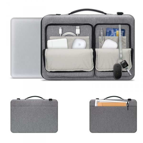 TECH-PROTECT DEFENDER BAG TORBA DO LAPTOPA  15-16 CRAYON GREY