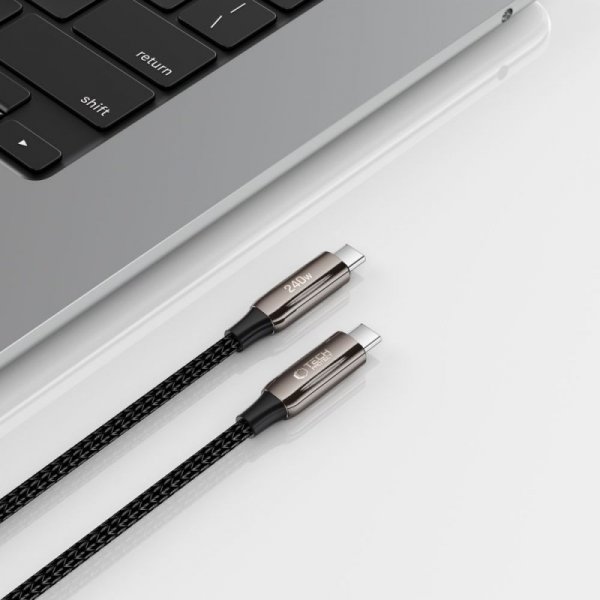 TECH-PROTECT UB10T ULTRABOOST TYPE-C KABEL  PD240W/QC4.0 200CM BLACK