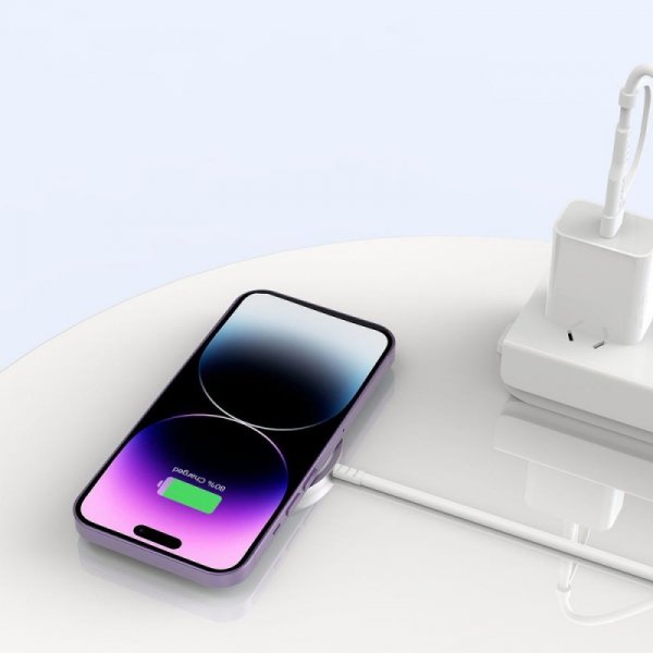 TECH-PROTECT QI15W-A44 MAGNETIC MAGSAFE WIRELESS CHARGER NAVY BLUE
