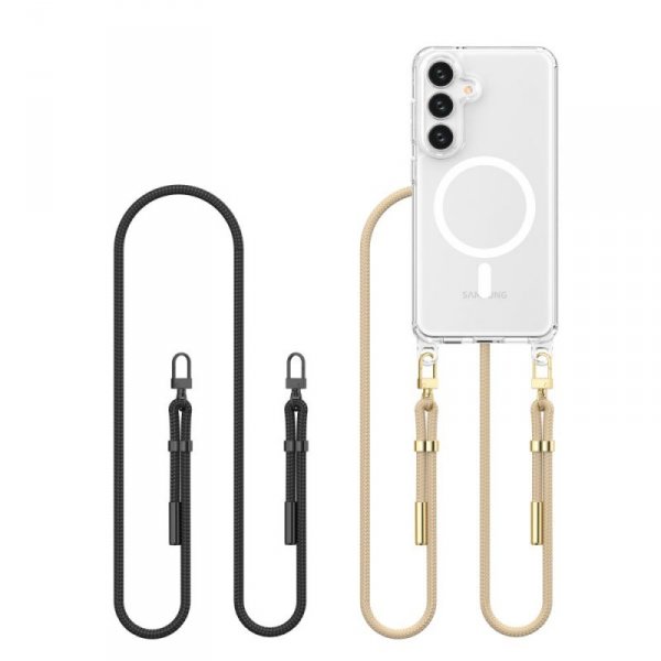 ETUI CASE PLECKI TECH-PROTECT  FLEXAIR CHAIN MAGSAFE SAMSUNG GALAXY S25 BLACK & TAUPE