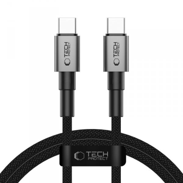 TECH-PROTECT ULTRABOOST DNA TYPE-C KABEL  PD100W/5A 100CM IRON GREY