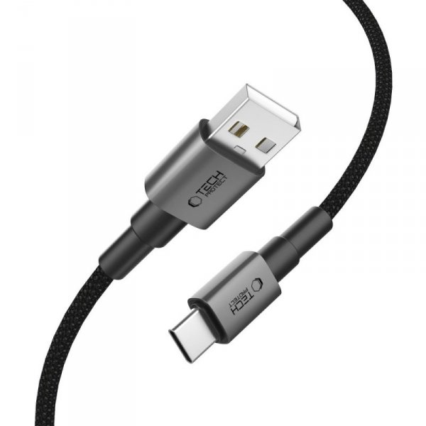 TECH-PROTECT ULTRABOOST DNA TYPE-C KABEL  15W/3A 200CM IRON GREY