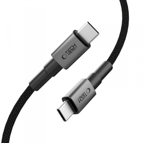 TECH-PROTECT ULTRABOOST DNA TYPE-C KABEL  PD60W/3A 300CM IRON GREY