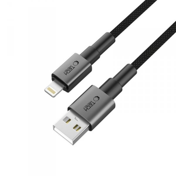 TECH-PROTECT ULTRABOOST DNA LIGHTNING KABEL  15W/2.4A 200CM IRON GREY