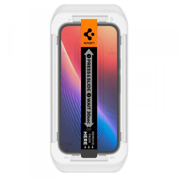 SZKŁO HARTOWANE SPIGEN GLAS.TR ”EZ FIT” 2-PACK GOOGLE PIXEL 9A CLEAR