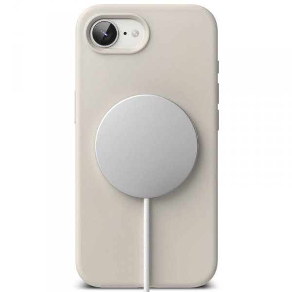 RINGKE SILICONE MAGNETIC MAGSAFE IPHONE 16E STONE
