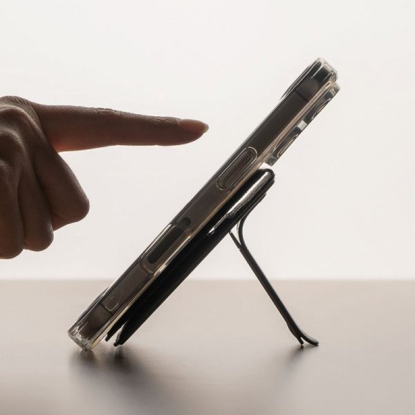 Ringke Portfel MagSafe Uchwyt na Karty i Palec Slide Grip Czarne