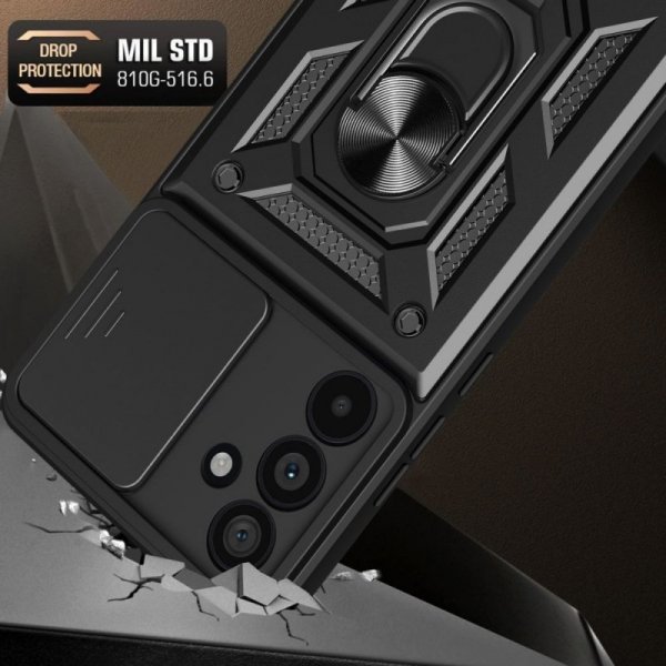 PANCERNE ETUI PLECKI NAKŁADKA CASE TECH-PROTECT  CAMSHIELD PRO SAMSUNG GALAXY A56 5G BLACK