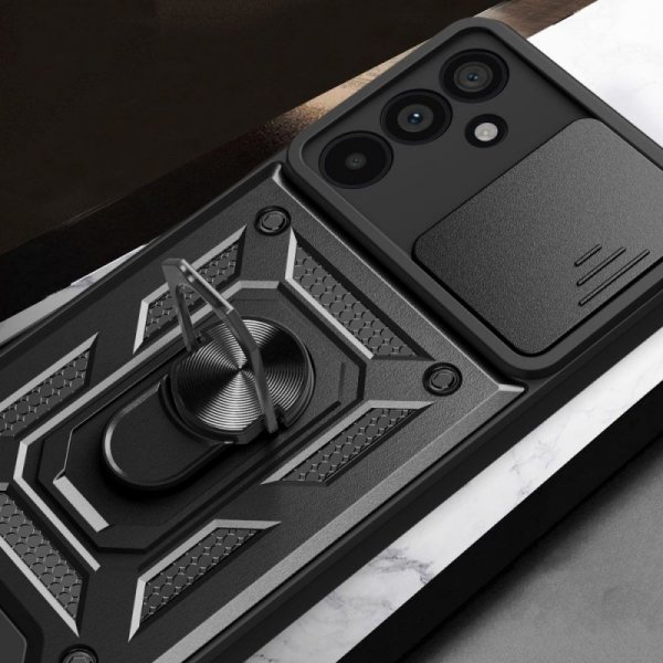 PANCERNE ETUI PLECKI NAKŁADKA CASE TECH-PROTECT  CAMSHIELD PRO SAMSUNG GALAXY A56 5G BLACK