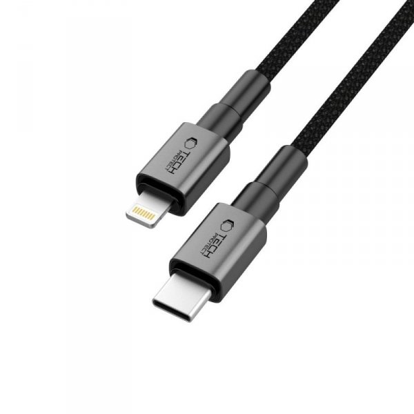 TECH-PROTECT ULTRABOOST DNA LIGHTNING CABLE PD27W/3A 25CM IRON GREY