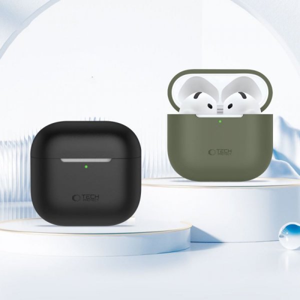 TECH-PROTECT SILICONE APPLE AIRPODS 4 CRAYON GREY