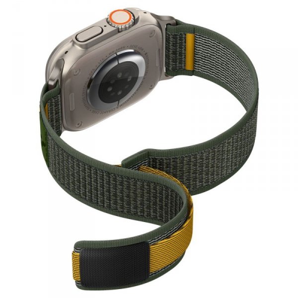 Pasek z Etui Spigen Athlex Air do Apple Watch 11/10/Ultra 1/2 – Aktywna Zieleń (Active Green)
