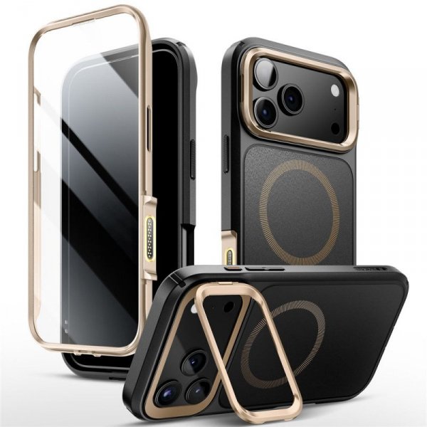 Etui Supcase iBLSN Ares Flip Mag MagSafe iPhone 17 Pro Max Desert Gold