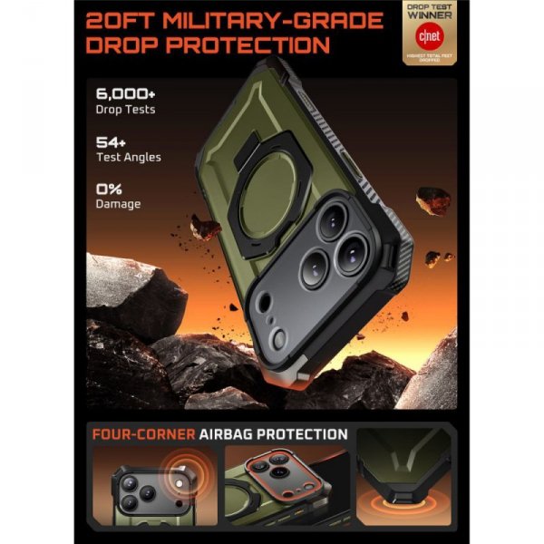 Etui Supcase UB Grip Mag MagSafe iPhone 17 Pro Max Guldan