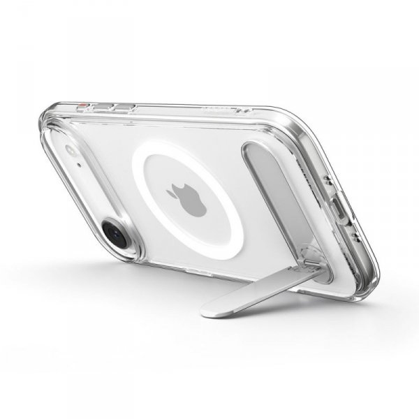 Etui Spigen Ultra Hybrid „S” Mag MagSafe do iPhone Air – Przezroczysta Biel (Clear/White)