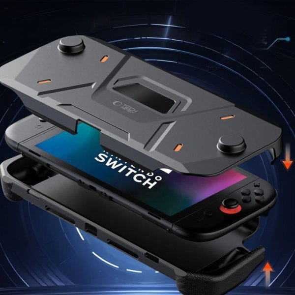 TECH-PROTECT CARBONOX NINTENDO SWITCH 2 BLACK