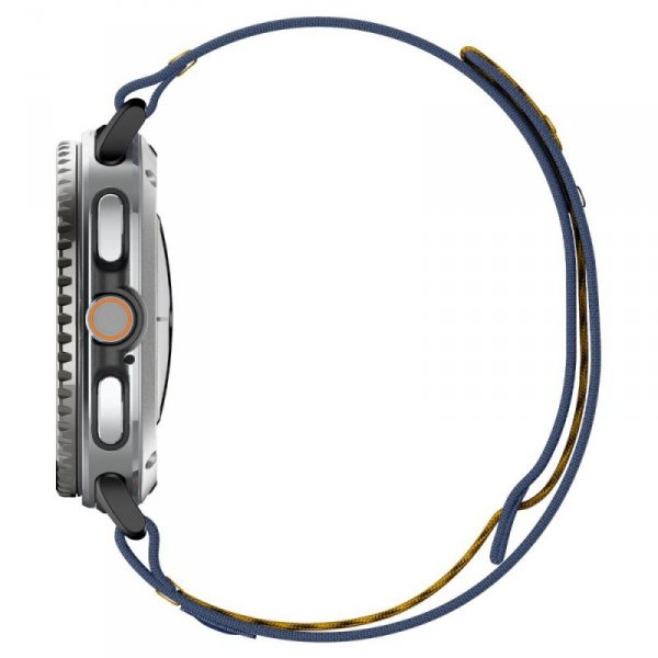 Etui z paskiem Spigen Athlex Air do Samsung Galaxy Watch 8 / Classic – Granatowe