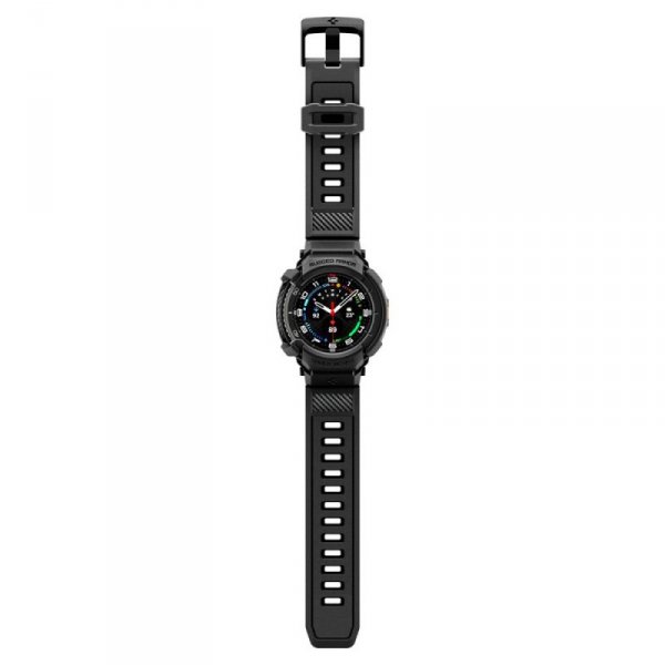 Etui z Paskiem Spigen Rugged Armor Pro do Samsung Galaxy Watch 8 Classic (46mm) – Matowy Czarny
