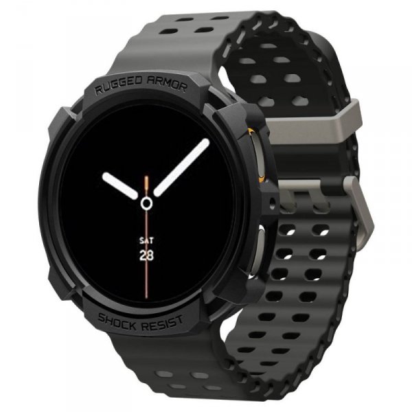 Etui Spigen Rugged Armor do Samsung Galaxy Watch 8 (40 mm) – Czarny (Black)