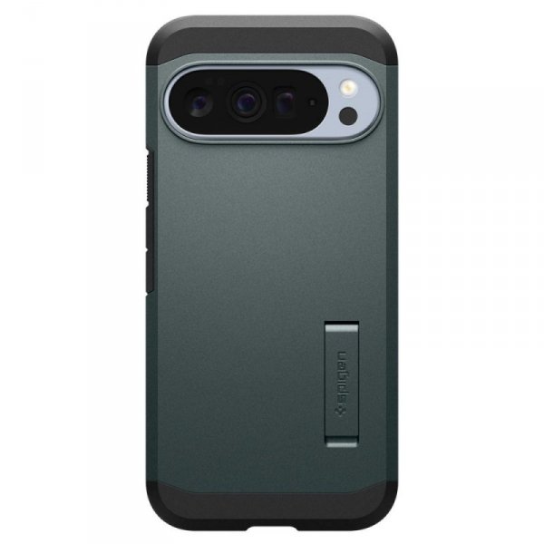 Pancerne Etui Spigen Tough Armor Mag do Google Pixel 10 Pro XL MagSafe – Zielone