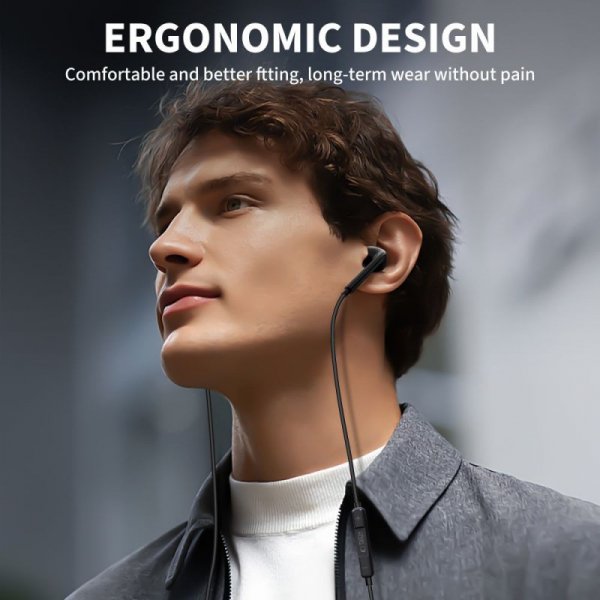 Słuchawki z Mikrofonem Tech-Protect UltraBoost USB-C Core G2 Czarne (Black)