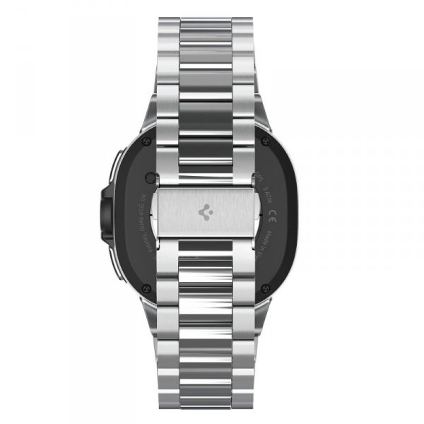 Spigen Modern Fit 316L Bransoleta stalowa Samsung Galaxy Watch 8 / Watch 8 Classic 40mm 44mm 46mm Srebrna
