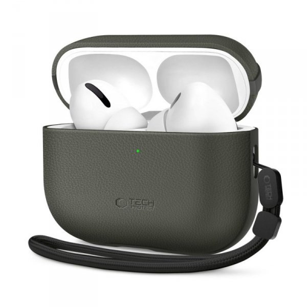 Etui Ochronne Tech-Protect NaturalFit do Apple AirPods Pro 3  Olive Green (Oliwkowy)