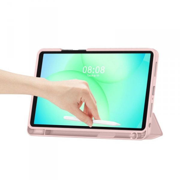 Etui z Miejscem na Rysik do Samsung Galaxy Tab A9+ / A11+ - Tech-Protect SC Pen - Różowe