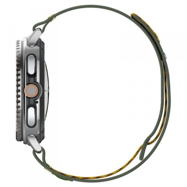 Etui z paskiem Spigen Athlex Air do Samsung Galaxy Watch 8 / Classic – Zielone